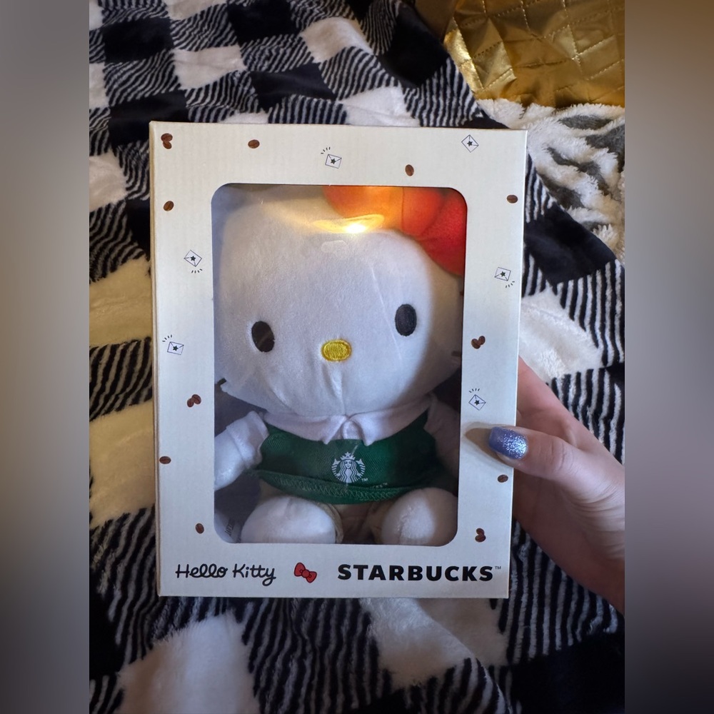 Hello Kitty Starbucks Plush New In Box